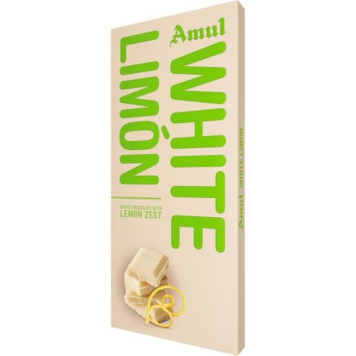 Amul White Limon Chocolate, 150g
