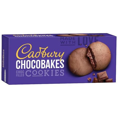 Cadbury Chocobakes Choc Filled Cookies/Biscuits, 75 g (6 pcs)