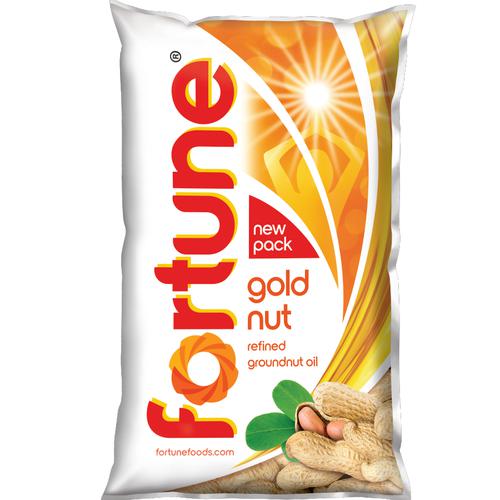 Fortune Goldnut Refined Groundnut Oil, 1 L