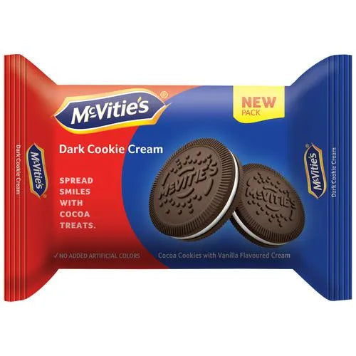 Mcvities Dark Cookie Cream, 43 g