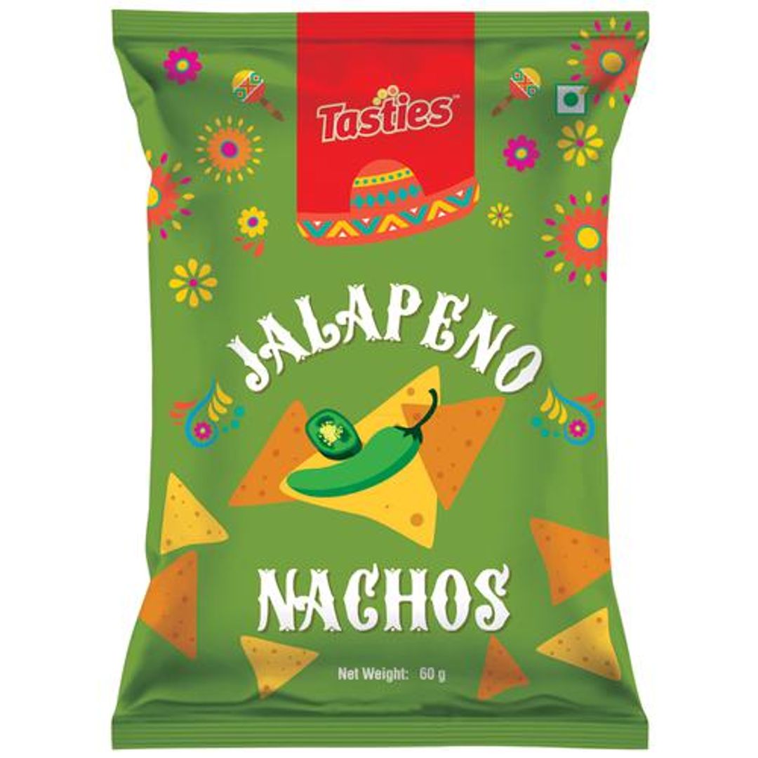 Tasties Nacho Chips - Jalapeno, 60 g