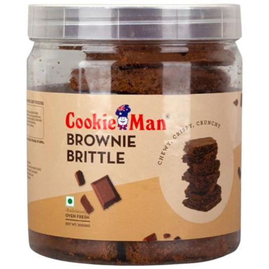 CookieMan Brownie Brittle, 200 g Pet Jar