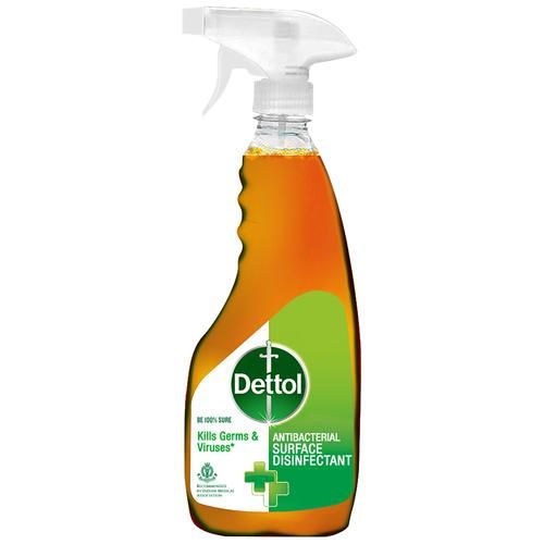 Dettol Antibacterial Surface Liquid Disinfectant Cleaner - Multipurpose, Kills Germs, 500 ml Spray