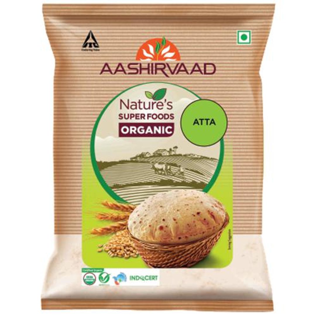 Aashirvaad Nature's Super Foods Organic Atta, 1 kg