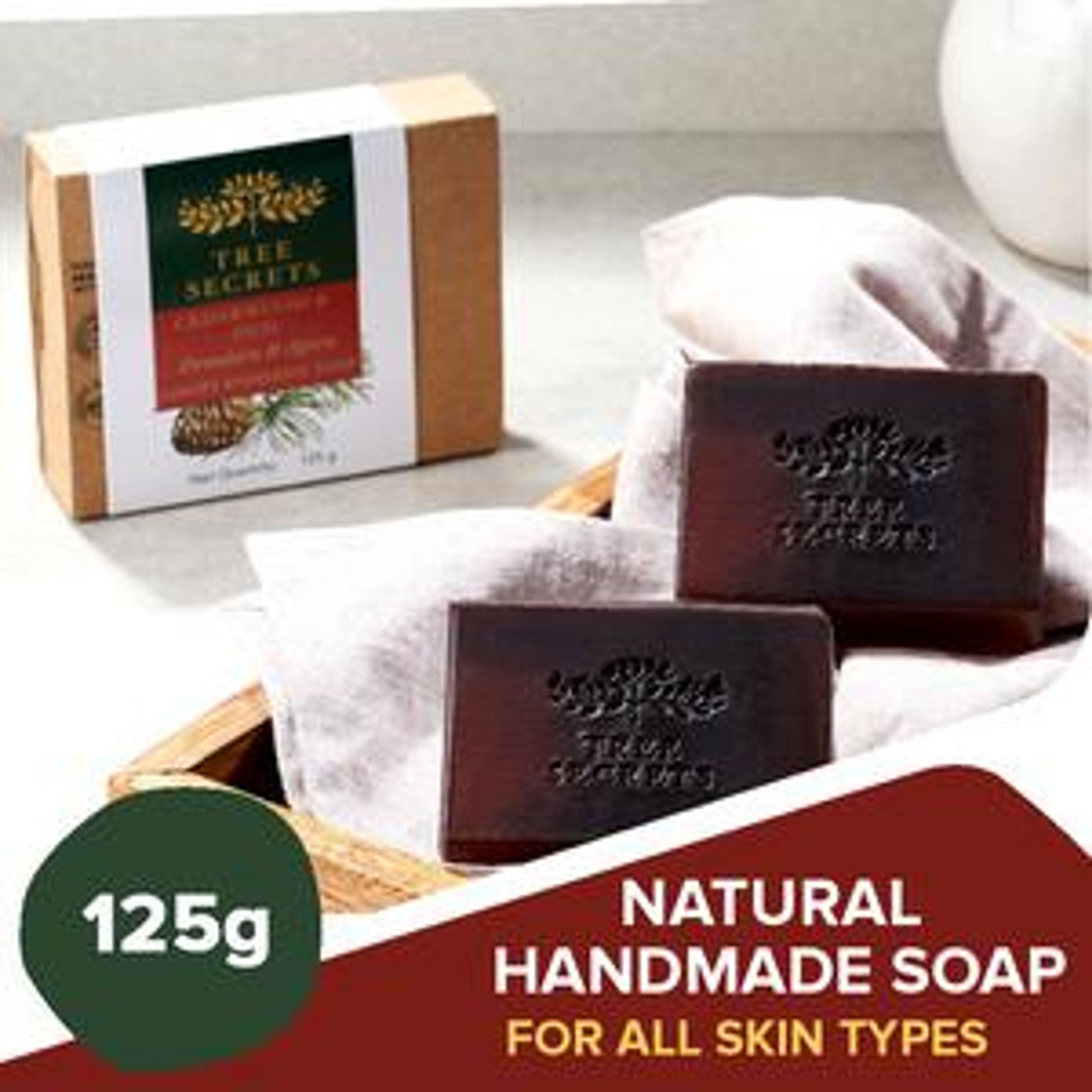 Tree Secrets Luxury Ayurvedic Soap - Cedarwood & Oud