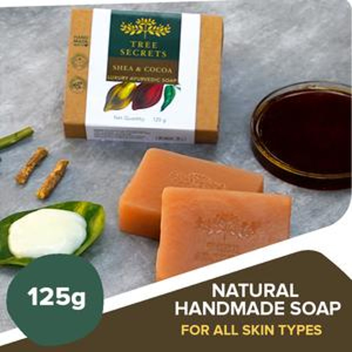Tree Secrets Luxury Ayurvedic Soap - Shea & Cocoa