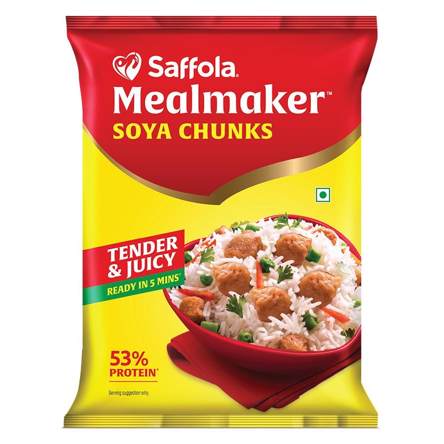 Saffola Mealmaker Soya Chunks, 200 g