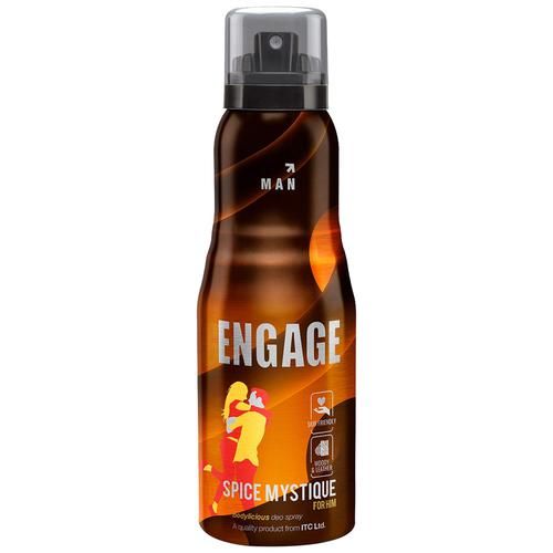 Engage Deodorant For Men - Spice Mystique, Woody & Leather, Skin Friendly, 150 ml