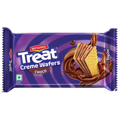 Britannia Treat Treat Creme Wafers - Choco, 60 g