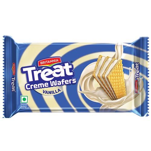 Britannia Treat Treat Creme Wafers - Vanilla, 60 g