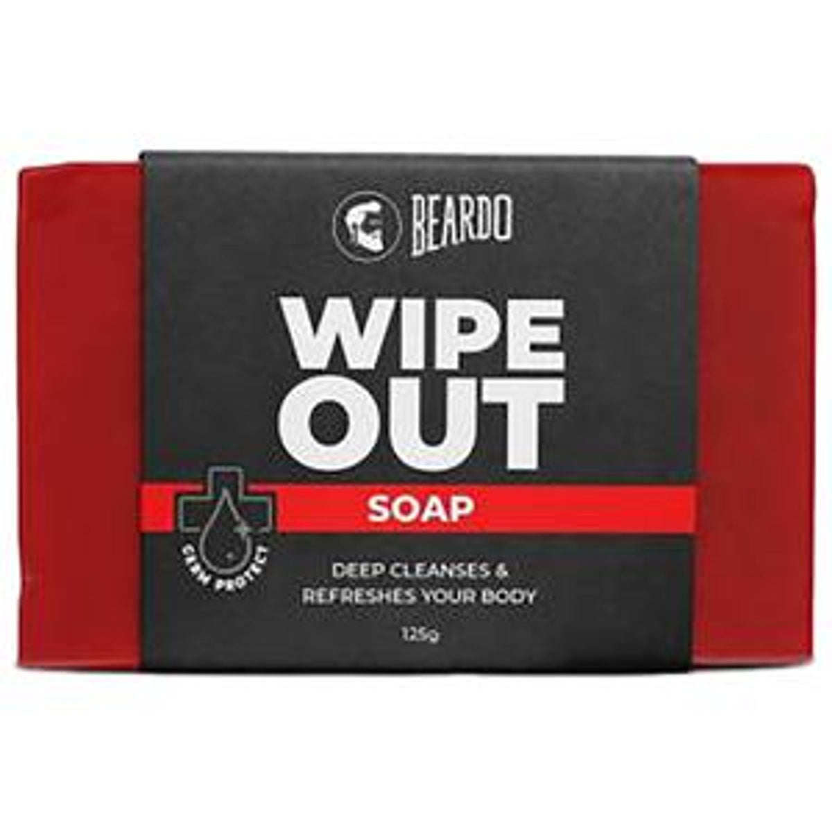 Beardo Soap Bar - Wipeout, Germ Protect - Refreshing & Deep Cleansing