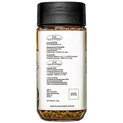 Continental Freeze Dried Instant Coffee, 100 g Jar