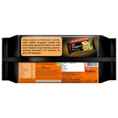 UNIBIC Snappers - Potato Crackers, Indi Spice, Crispy Snack, 300 g Pouch