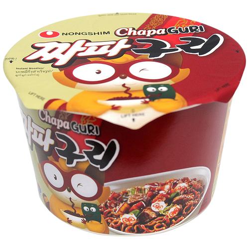 NONGSHIM Big Bowl Noodle Soup Chapaguri - Spicy & Sweet Flavour, 114 g