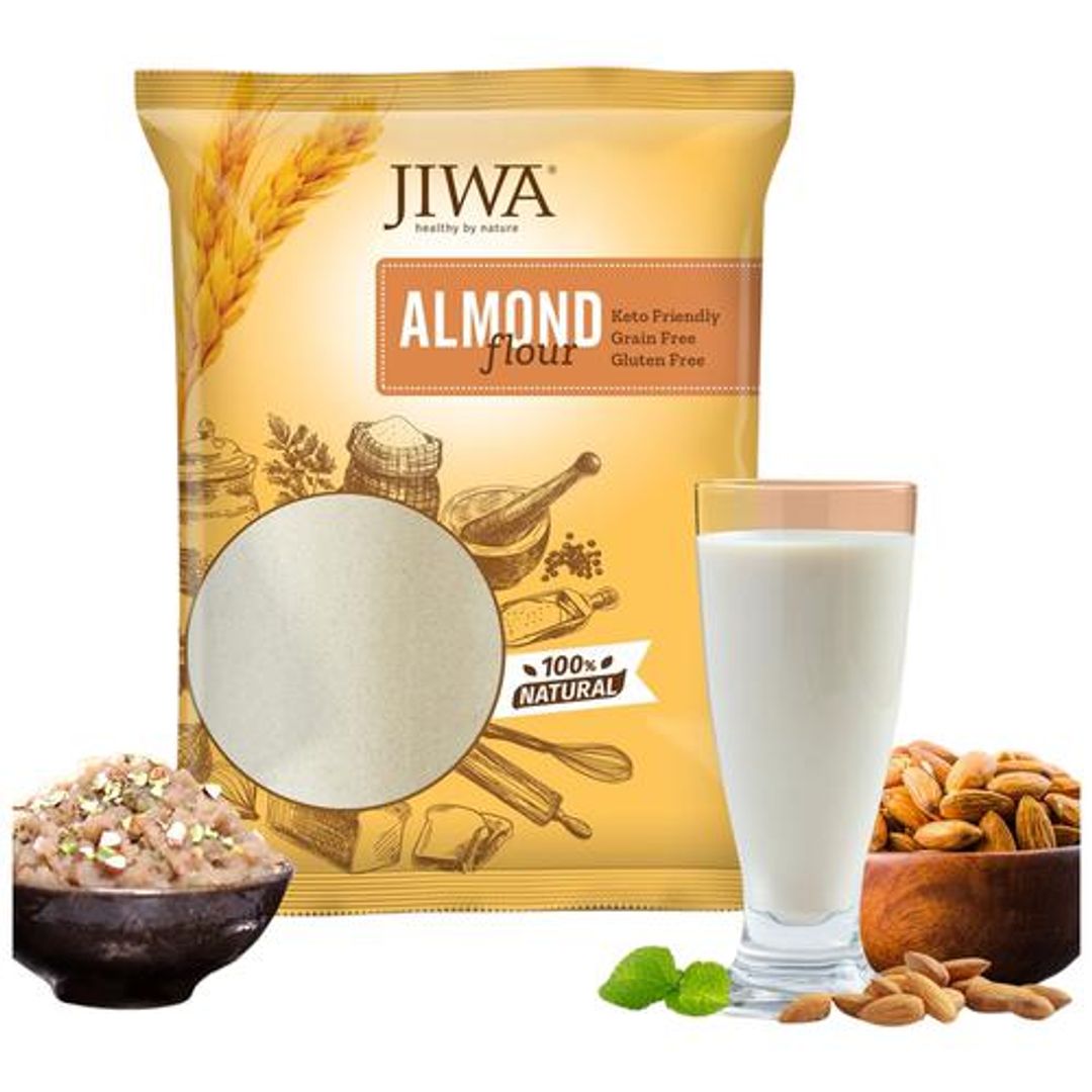Jiwa Almond Flour - 100% Natural, Keto-Friendly, Gluten Free, 500 g
