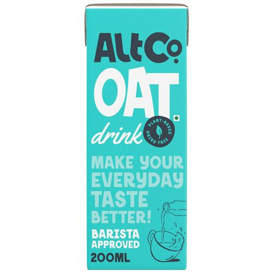 Alt Co Oat Drink - Plant Based, Dairy Free, Gluten Free, Guilt Free, Alternative To Whole Milk, 200 ml