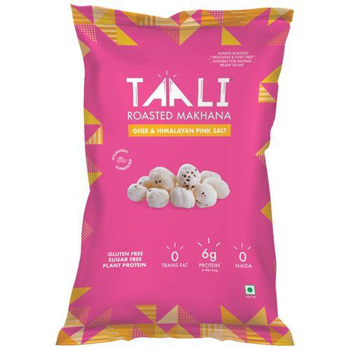 Taali Roasted Makhana Ghee Himalayan Pink Salt - 58GM