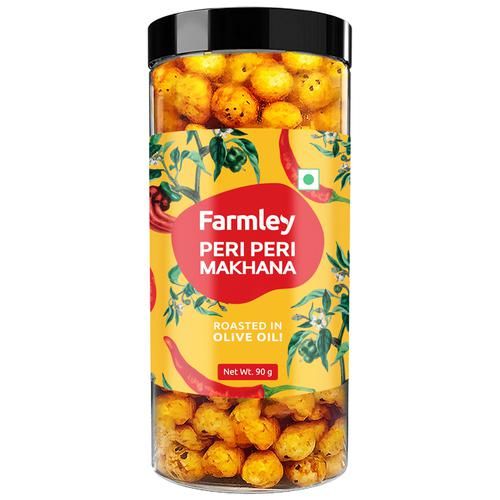 Farmley Peri Peri Makhana, Roasted In Olive Oil - 90GM