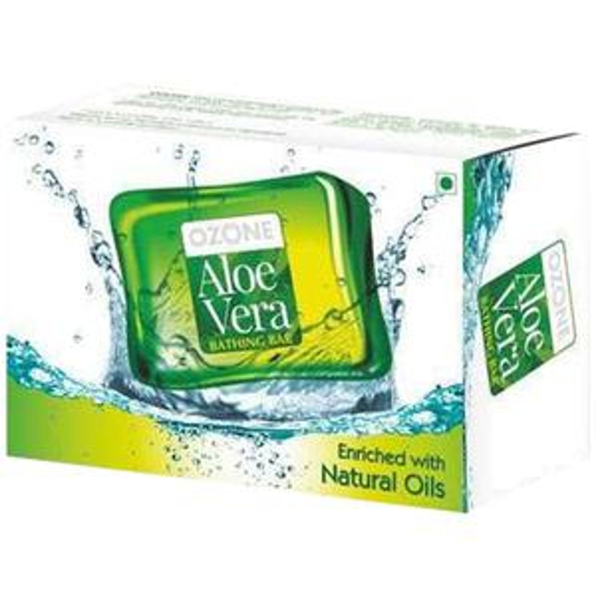 Ozone Aloe Vera Bathing Bar - Enriched With Natural Oils, For Soft & Refreshing Skin