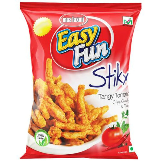 EASY FUN Stikx Namkeen - Tangy Tomato, Crispy & Crunchy, 60 g