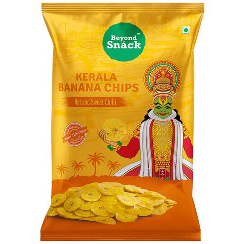 Beyond Snáck Kerala Banana Chips - Hot and Sweet Chilli - 75GM