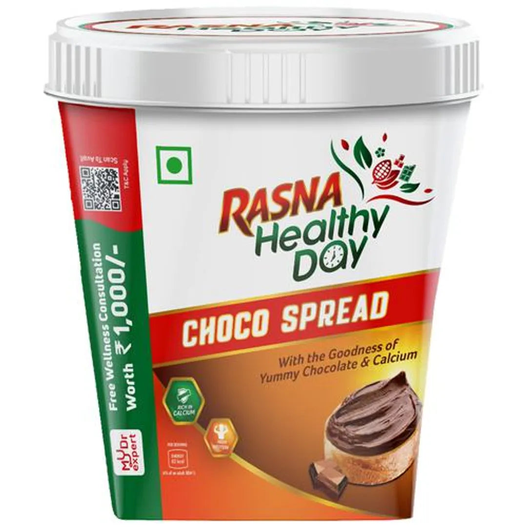 Rasna Healthy Day Choco Spread - Rich In Calcium, High Protein, 225 g
