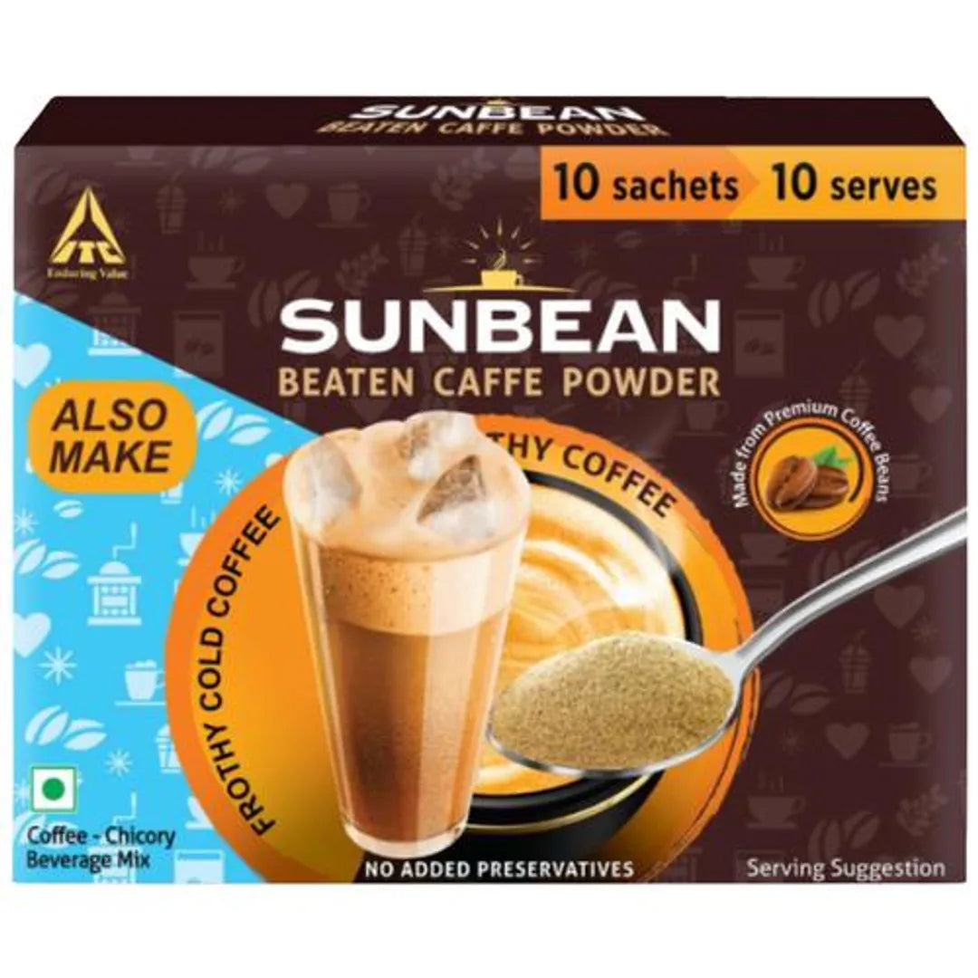 Sunbean Beaten Caffe Powder, 120 g (10 Sachets x 12 g each)