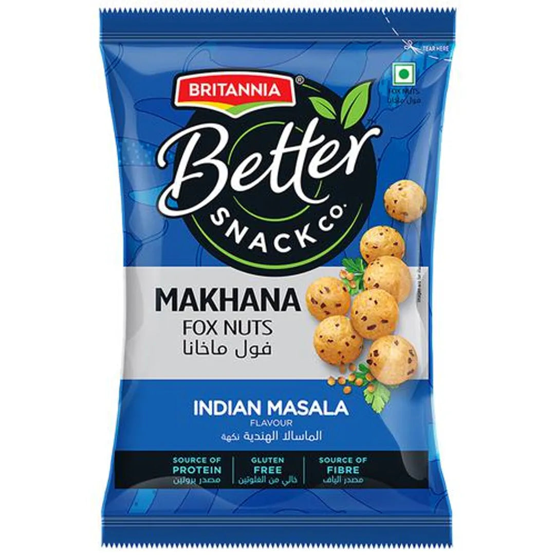 Britannia Better Snack Co. Makhana/Foxnuts - Indian Masala Flavour, 25 g