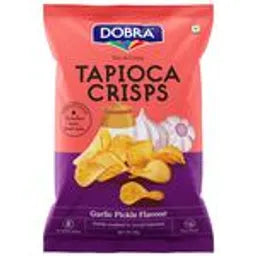 DOBRA Garlic Pickle Tapioca Crisps, 60 g