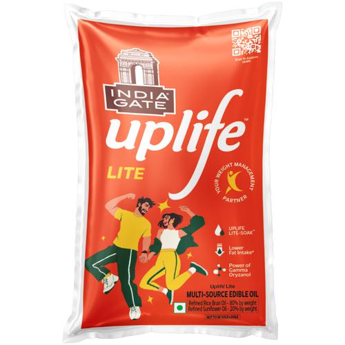 India Gate Uplife Lite Multi-Source Edible Oil, 1 L