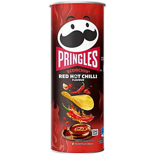 Pringles Scorchin' Red Hot Chilli Flavour Potato Crsips, 102 g