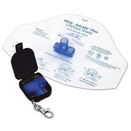 Adsafe CPR Face Shield with Key Chain Clasp