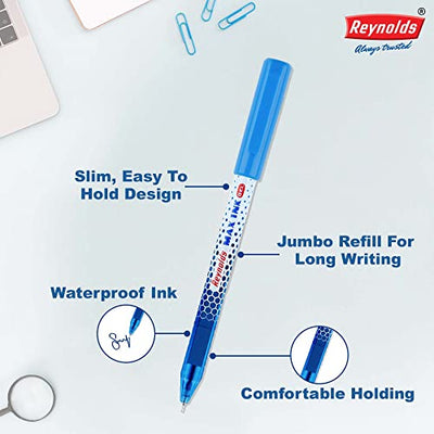 Reynolds Maxink 0.5mm Gel Pen - Blue Ink, Pack of 7