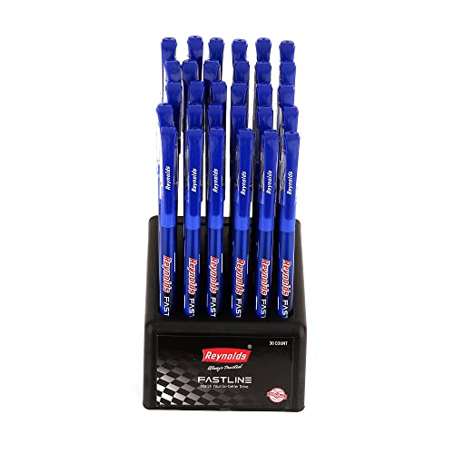 Reynolds Fastline 0.7mm Ball Pen - Dispenser Ink, Pack of 30