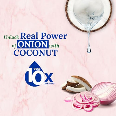 Parachute Advansed Onion Hair Oil for Hair Growth and Hair Fall Control with Natural Coconut Oil & Vitamin E - 200ml