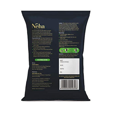 10x Neha Herbals Henna Colour - Black - 150g each Pack of 10)