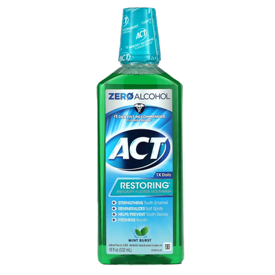ACT Restoring Anticavity Mouthwash 18 oz