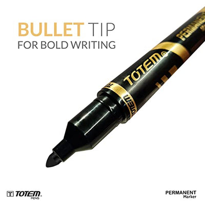 Totem Permanent Marker | 40 Pcs Black Ink