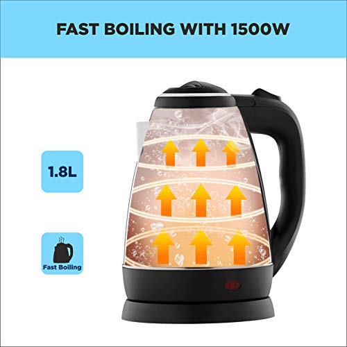 Butterfly EKN 1.8L 1500 Watt Electric Water Kettle (Stainless Steel) (Indian Plug)