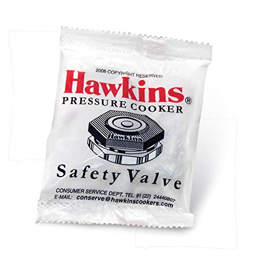 5x Hawkins Aluminium Safety Valve For All Hawkins Pressure Cookers From 1.5 Litre To 14 Litre, Black, Standard (Hsfvalce) - Pack of 5