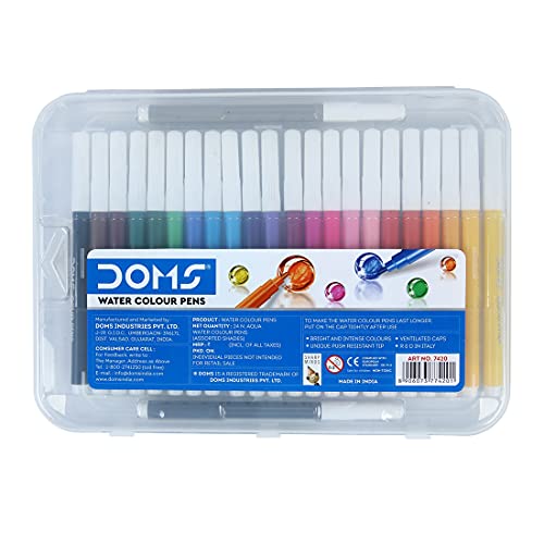 Doms Aqua 24 Shades Watercolour Sketch Pen Set