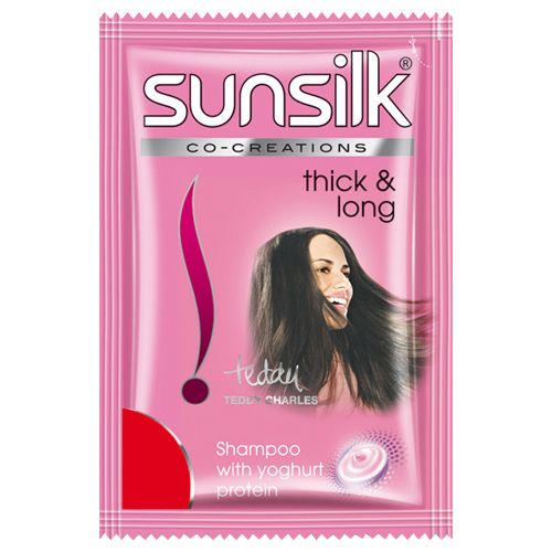 Sunsilk Shampoo - Thick & Long, 5.5 ml