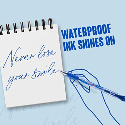 Reynolds Racer 0.5mm Gel Pen - Blue Ink, Pack of 7