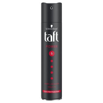 5Ks Schwarz Kopf Taft Power 5 Hair Lacquer Hold Up to 72 hours Power Hold | No Residues | No Weighting Down (250 ML)