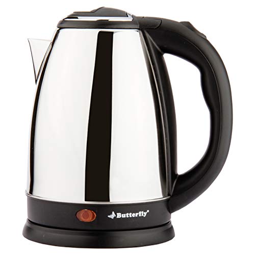 Butterfly EKN 1.8L 1500 Watt Electric Water Kettle (Stainless Steel) (Indian Plug)