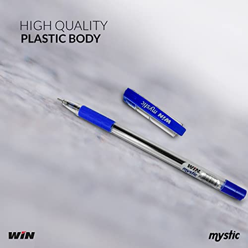 Win Mystic Ball Pen | Blue Ink, Pack Of 20 Pens