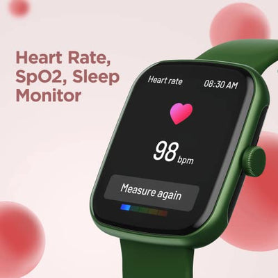 boAt Wave Style Smart Watch with 1.69" Square HD Display, DIY Watch Face Studio, Coins,HR & SpO2 Monitoring,7 Days Battery Life, Crest App Health Ecosystem, Multiple Sports Modes(Olive Green)