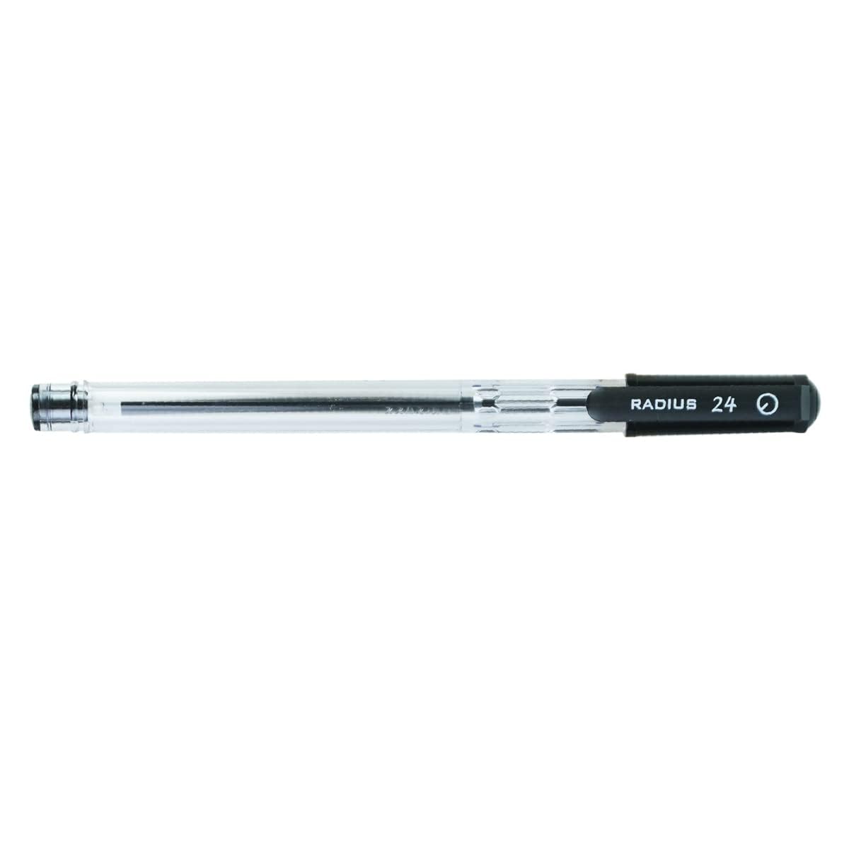 Radius 24, 0.7mm Ball Pen -  Black Ink, Pack of 10
