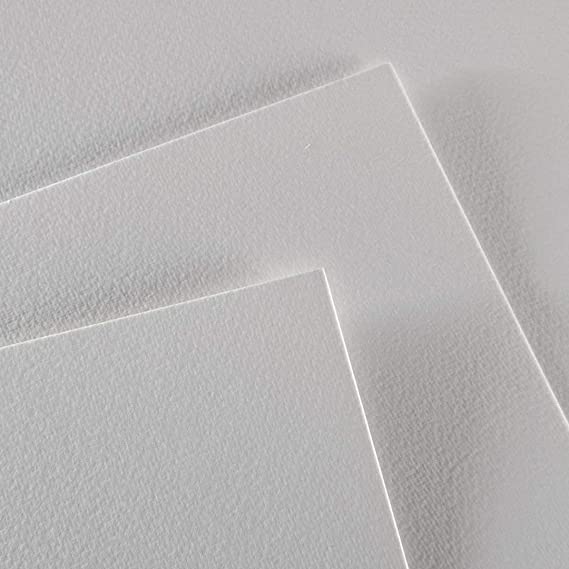 Canson Montval 300 GSM Watercolor Paper Sheets Combo Pack | Fine Grain Cold Pressed Watercolour Paper | Ideal for Studets & Artists | 5 A3 Sheets + 10 A4 Sheets + 20 A5 Sheets