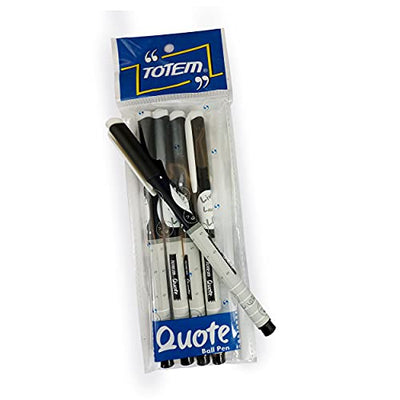 Totem Quote Ball Pen Black Pack of 30